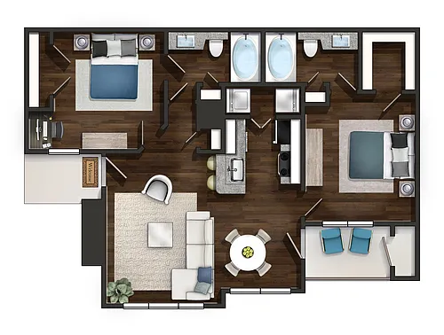 Floor plan Kingsley Upgraded