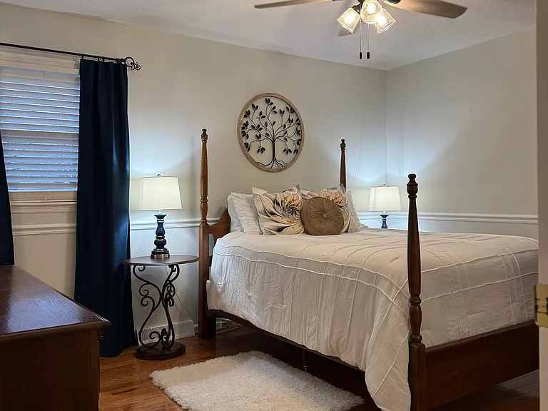 Primary bedroom with full bath.