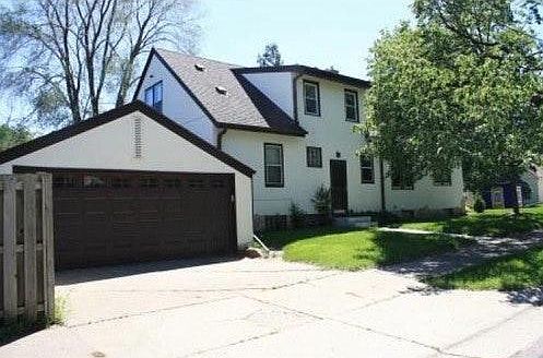 Attached garage with internal, private access.