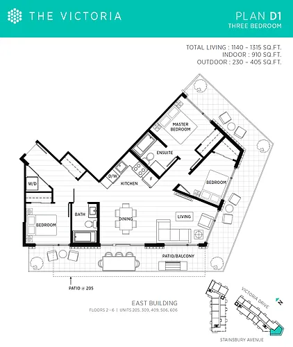 Floor plan E205