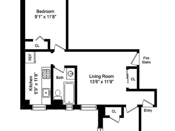 308 W 30th St APT 3A, New York, NY 10001