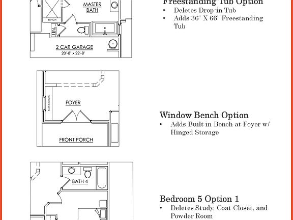 Available Options. Please see sales agent for additional costs associated with options