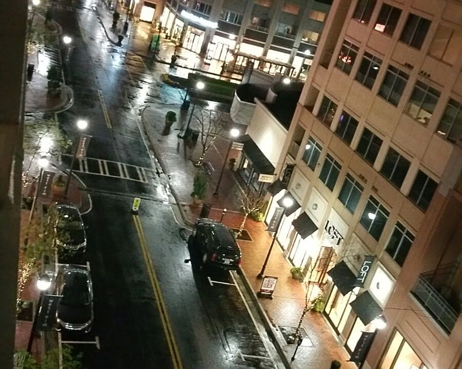 Night left
