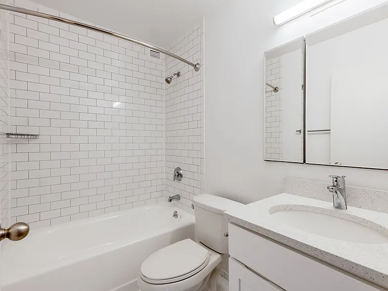 Modern fixtures and finishes