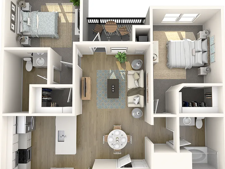 B2 | 2x2 | 1042 sq ft B2 | 2x2 | 1042 sq ft