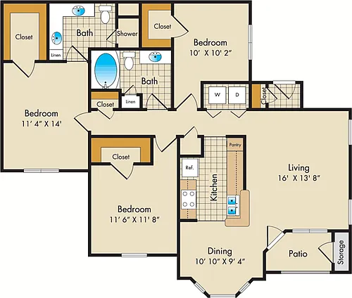 Floor plan G