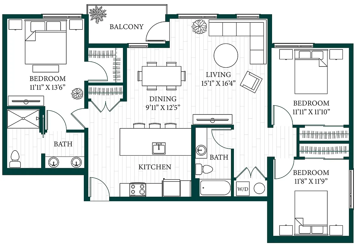Floor plan Dill