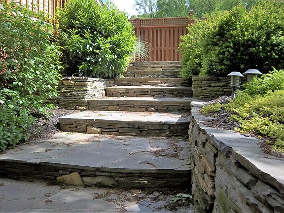 Stone Stairway to Garden