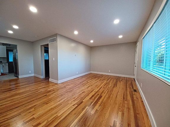 Dining Room - pocket lights, new floors and new walls