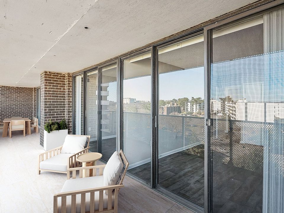 Your apartment has an expansive balcony space