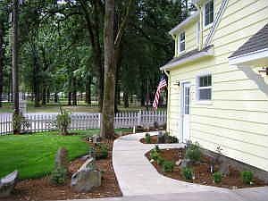 SITS ON 4.5 ACRE CITY PARK