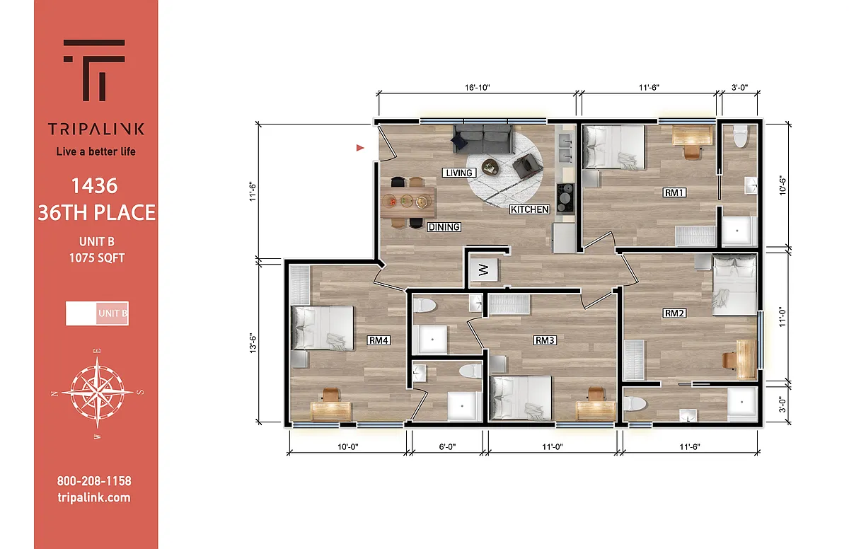 Floor plan B