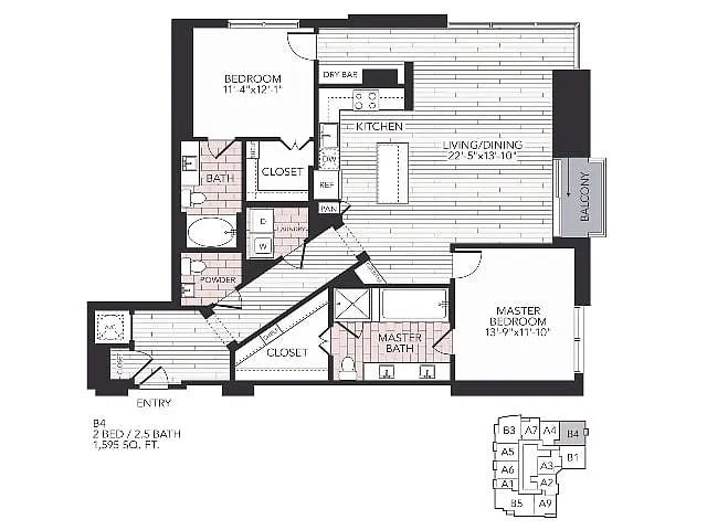 Floor plan B4