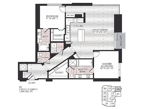 Floor plan B4