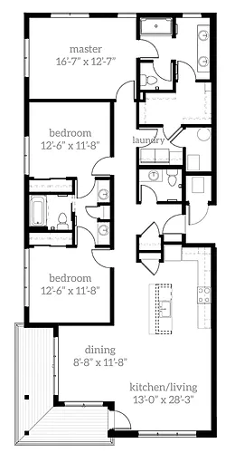 Floor plan The Bailey