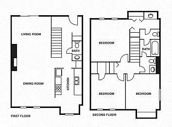 Floor plan akc-3thb