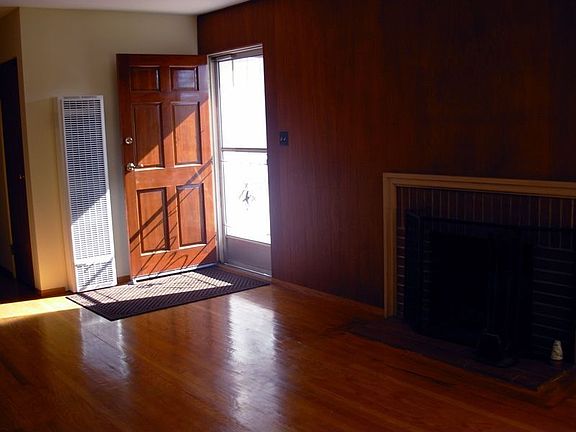 fireplace in living room