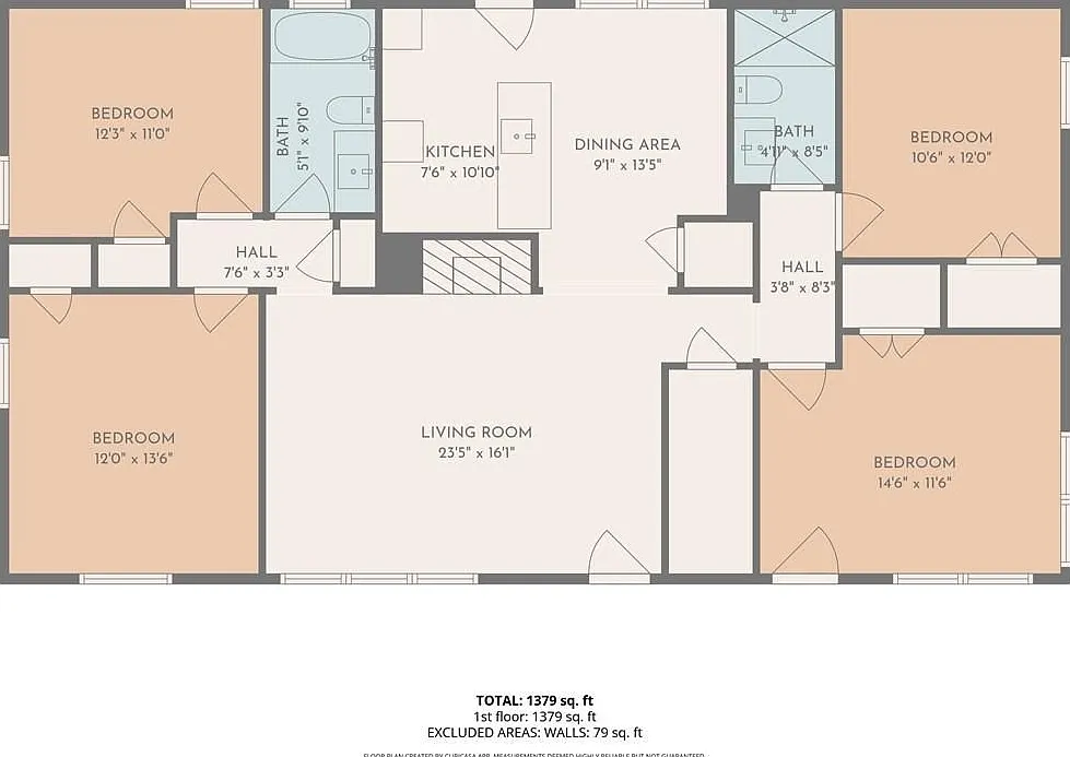 4 bed, 2.0 bath, 1378 sqft, $4,850 — Photo 2