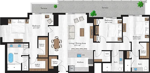 Floor plan PH1