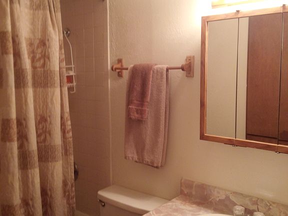 Hallway bathroom