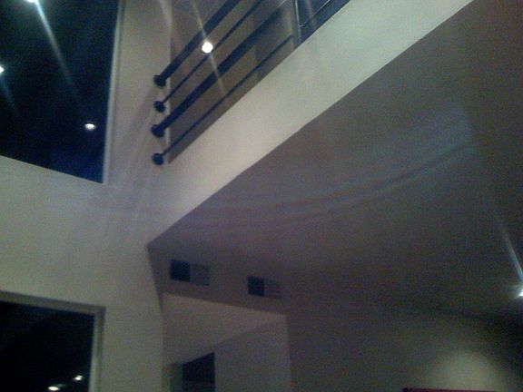 main floor looking upward