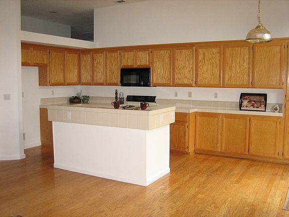 Hardwood floors in kitchen 