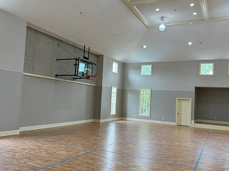 Indoor basketball court in the club house