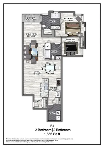 Floor plan B4