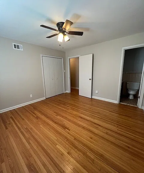 Master Bedroom with a Half Bath