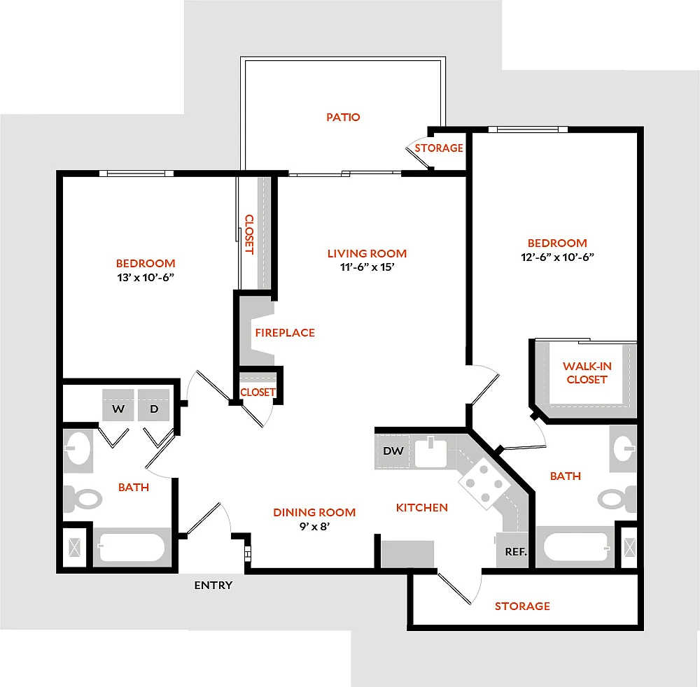 Floor plan Plan 2C