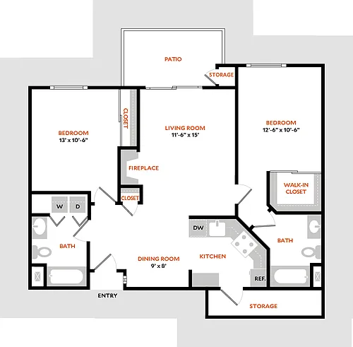 Floor plan Plan 2C