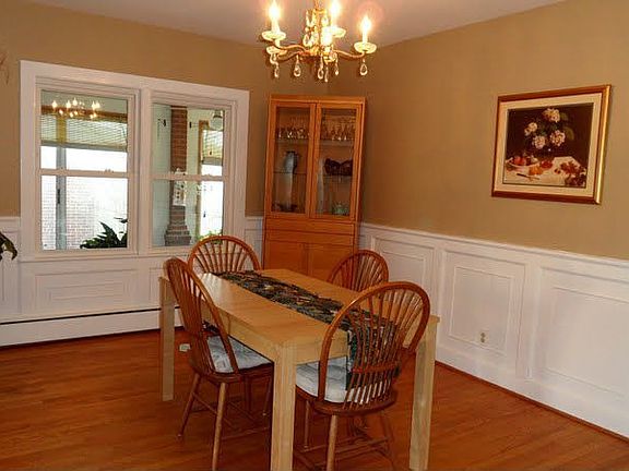 Frenshly painted dining room
