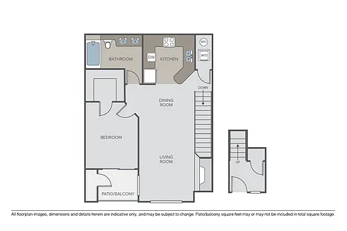 Floor plan Capri Townhome
