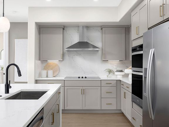 Kitchen with ample storage and a chef s appliance package