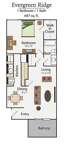 Floor plan 697