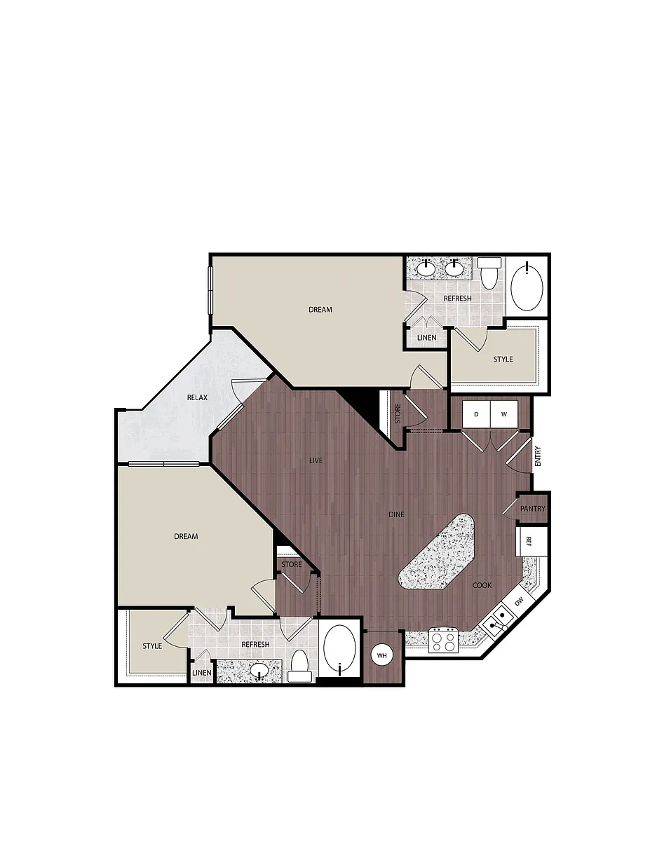 Floor plan B3