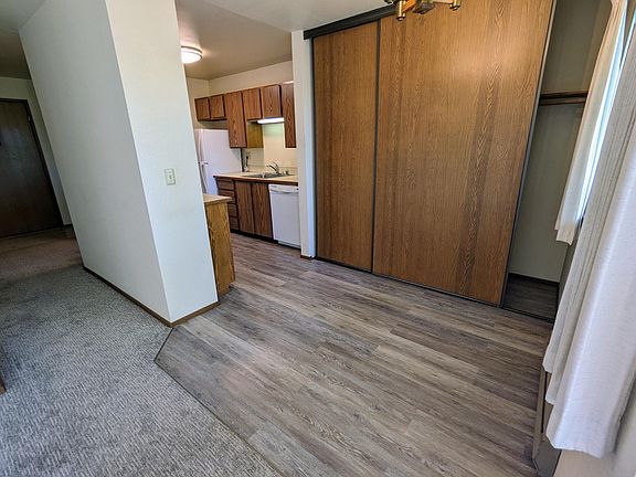 Dining area and closet