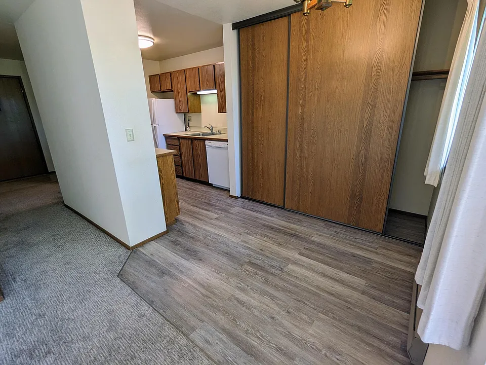 Dining area and closet
