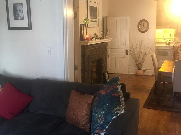 Family room looking into Fireplace