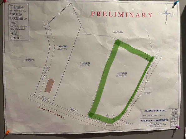 859 Diana Ridge Rd Lot 2, Pulaski, TN 38478