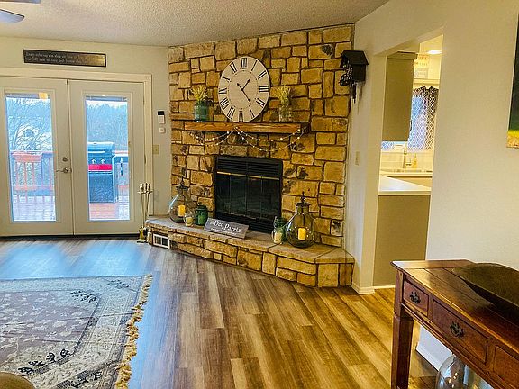 Fireplace in living room