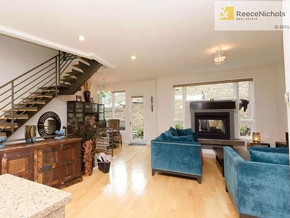 Great Room with Indoor/Outdoor Firepalce