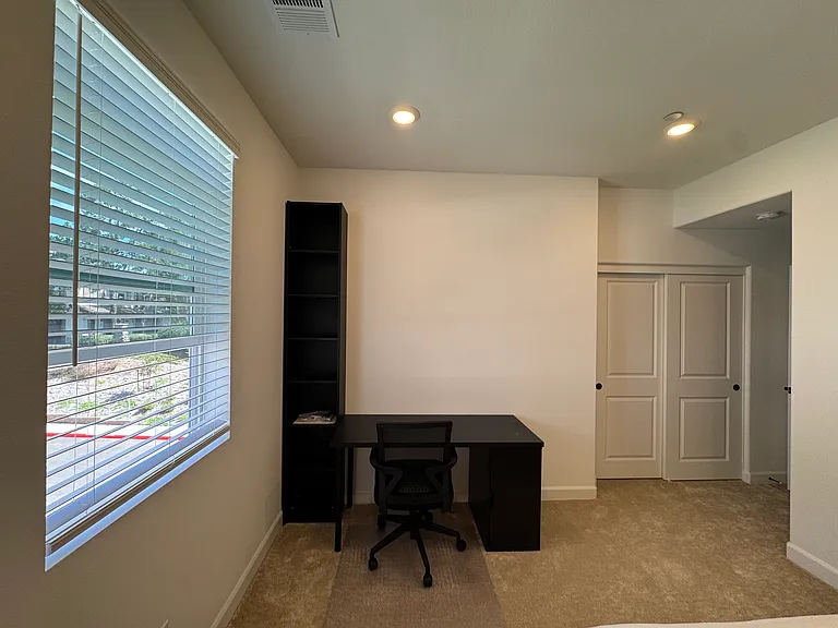 Working area and book shelf