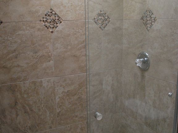 brand new master shower