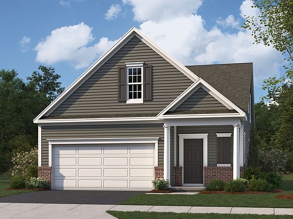 Oxford Elevation A with Brick