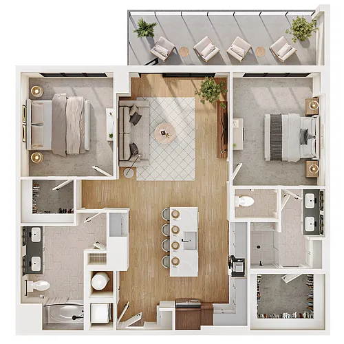 Floor plan B3