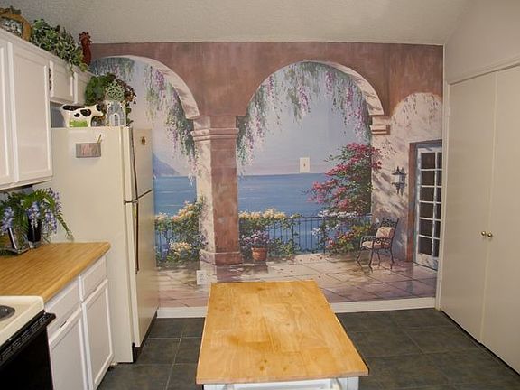 European Ocean View Mural