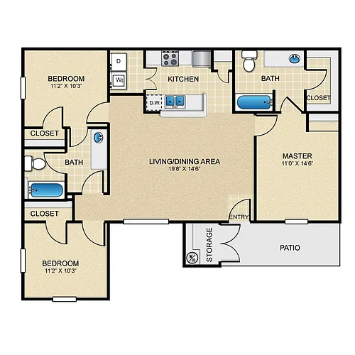 Floor plan The Tesoro
