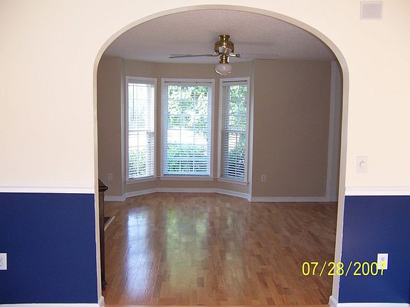 Looking into living room from dining room