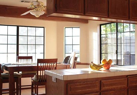 Dining Nook with Bay Windows